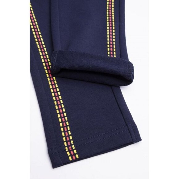 NWT Coccodrillo navy trouser with elastic waist and lateral band - Picture 5 of 5